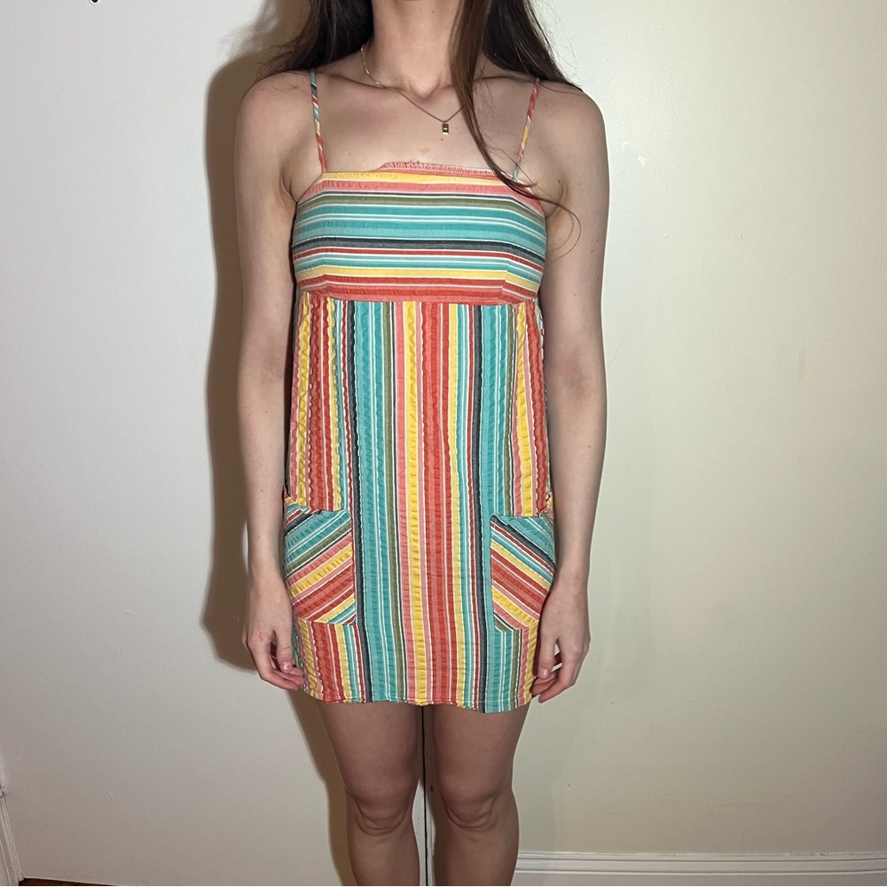 Striped Mini Dress